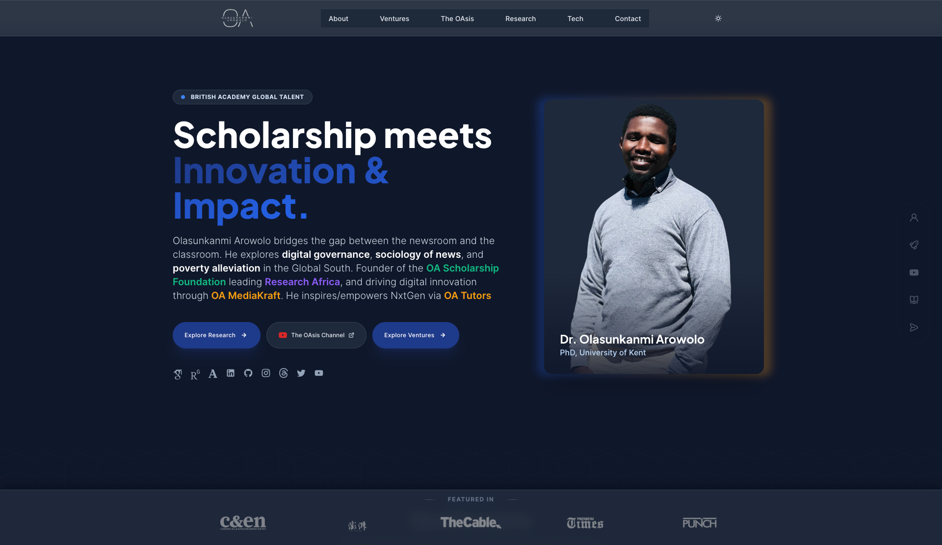 Dr. Olasunkanmi Arowolo